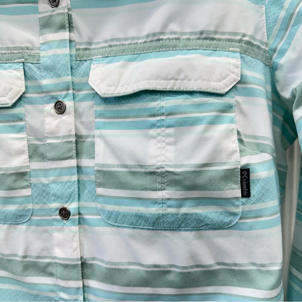 2‎ Columbia omni-shade long sleeve button down fishing shirts women's medium - Picture 4 of 15